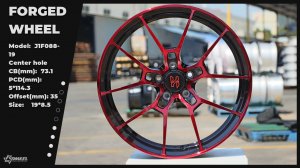 how to design and manufacture one PIECE FORDGE WHEEL