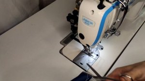 Прошиваю 16 слоёв искусственной кожи 1,6см на швейной машине Jack H2-CZ-12