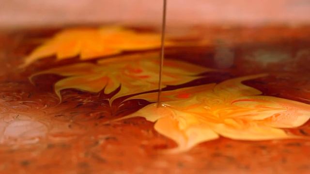 ЭБРУ--учись рисовать.Рисунок на воде. смотреть онлайн