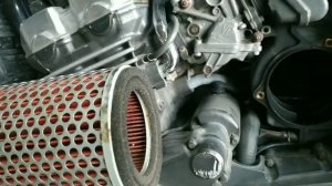 Замена воздушного фильтра Honda CB400