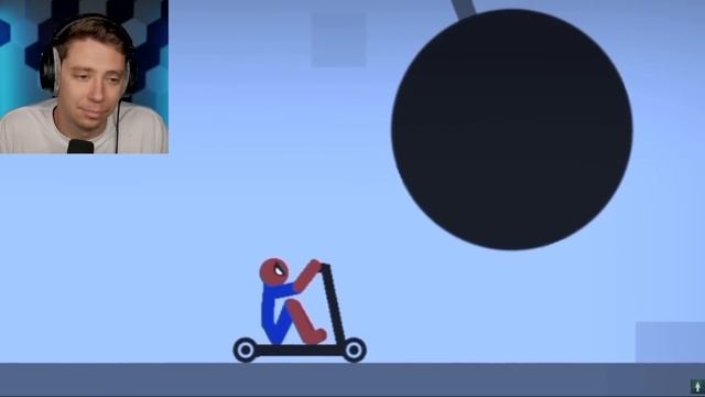 Reacting To Stickman Dismounting funny moments смотреть онлайн