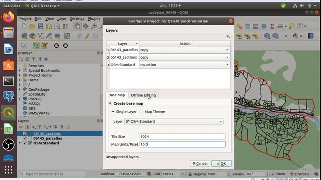 Create qgis field project data visualization