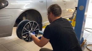 Диски r15 на Фиат Альбеа, Диски от ВАЗ на Фиат.