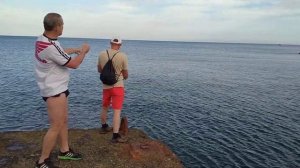 Рыбалка на ставриду с бун. Чёрное море. Крым. Алушта.