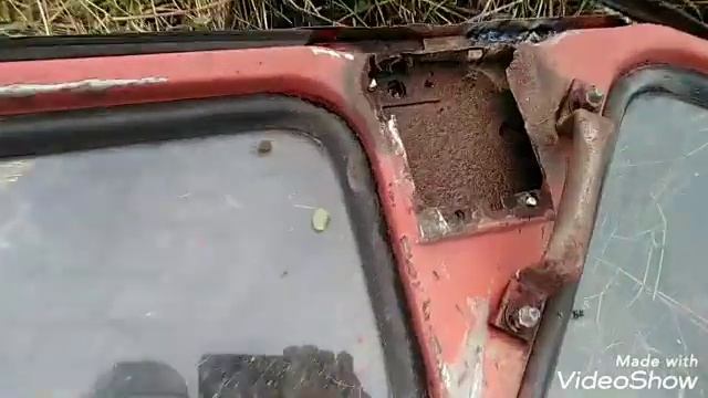 трактор Т25 с кабиной юмз.часть 12 . ремонт двери . смотреть онлайн