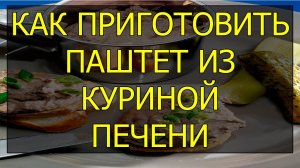 Как приготовить паштет из куриной печени. Рецепт паштета из куриной печени