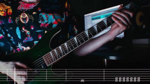 As Blood Runs Black - In Dying Days (GUITAR COVER|DROP G|Screen Tabs|)