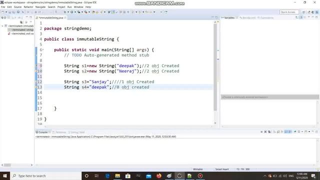 #java #Testing  String Constant Pool/Literal with live and machine Environment experience