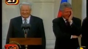 Позор России  Пьяный Ельцин в Америке
