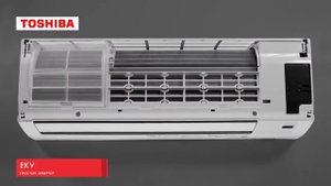Видеообзор кондиционер Toshiba RAS-07EKV-EE/RAS-07EAV-EE