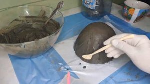 ГРИБ из ЦЕМЕНТА Новая ИДЕЯ / ФИГУРЫ для сада из цемента / Украшаем сад своими руками