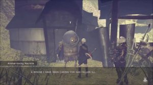 Nier: Automata - Side Quest - Animal Care & Animal-loving Machine