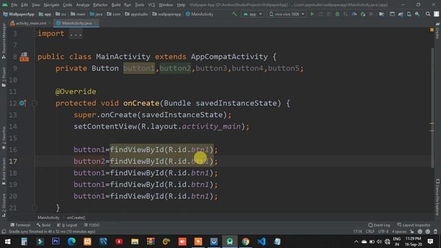 how to make wallpaper app android studio [Hindi] смотреть онлайн