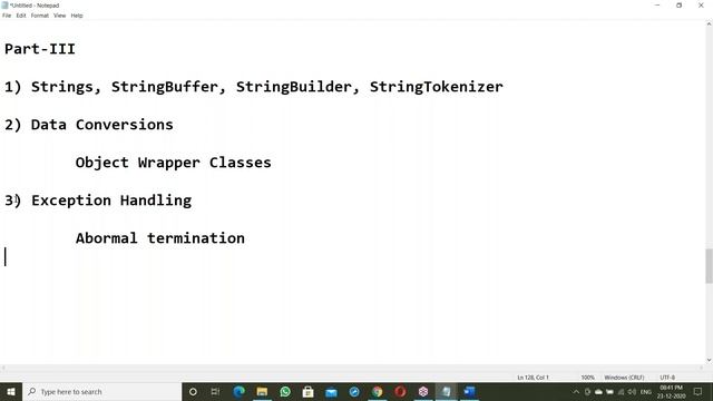 CORE JAVA tutorials || Demo - 1 || by Mr. Nageswar Rao On 23-12-2020 @8PM смотреть онлайн