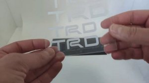 Наклейки на суппорта TRD белые