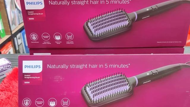 5 মিনিটে চুল স্ট্রেইট করুন।।Philips BHH880 Brush best review in BD//Philips BHH880 Brush Hair price смотреть онлайн