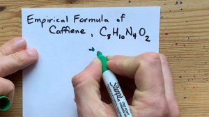 Find the Empirical Formula of Caffeine, C8H10N4O2