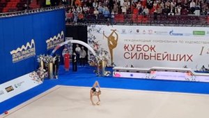 Анна Попова. Мяч. Интервью. 1 Этап Кубка Сильнейших 8 мая 2023 г.