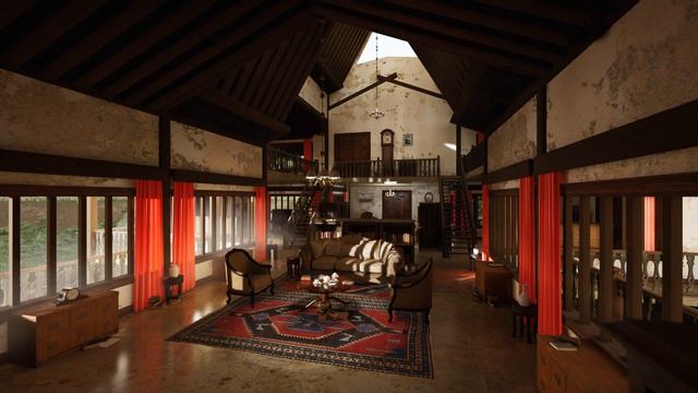 Rumah Panjang Interior - With Breakdown | Unreal Engine 5 Lumen - Full Dynamic Lights смотреть онлайн