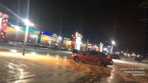 Зимний дрифт Lancer X V6 3.0 4WD #трехлитровыйсок февраль 2020