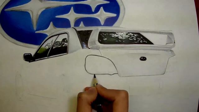SUBARU İMPREZA ÇİZİMİ--(ARABA ÇİZİMLERİ--CAR DRAWİNG--ART) смотреть онлайн