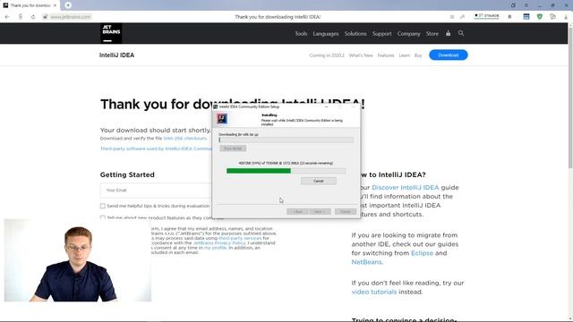 Как установить IntelliJ IDEA и сделать первую программу на Java смотреть онлайн