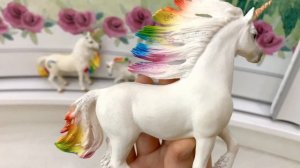 Модельный обзор семьи радужных единорогов фирмы Шляйх (Schleich)