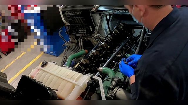 регулировка клапанов truck Volvo мотор D13 valve adjustment truck Volvo engine D1 смотреть онлайн