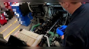 регулировка клапанов truck Volvo мотор D13 valve adjustment truck Volvo engine D1