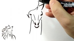 Как нарисовать ЛОШАДЬ ЛЕГКО, Просто рисуем