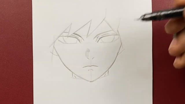 Anime drawing | how to draw Giyū Tomioka step-by-step using just a pencil смотреть онлайн