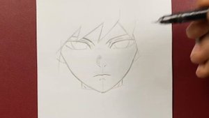 Anime drawing | how to draw Giyū Tomioka step-by-step using just a pencil