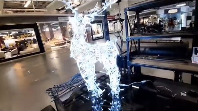 Новогодние светодиодные олени дарят праздник! смотреть онлайн