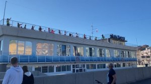 Танцы на палубе корабля в Санкт-Петербурге.Лето 2022