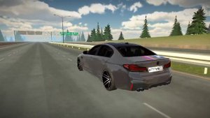 Новый выхлоп на BMW M5 F90(CS) в кар паркинг