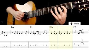 Beggin Guitar Tabs | Tutorial | Maneskin (Damiano's Vocals)