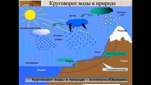 Вода на Земле, урок географии в 5 классе