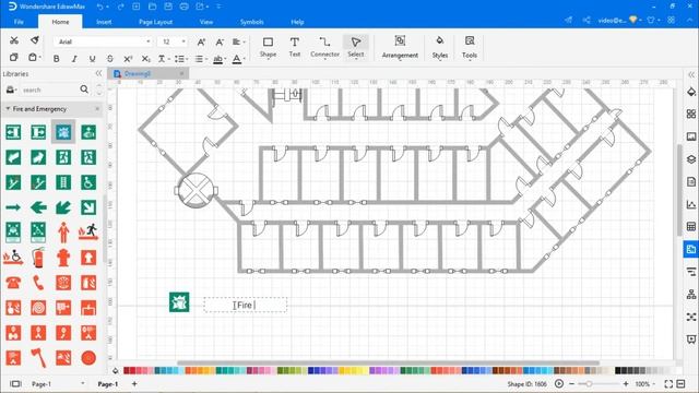 How to Create a School Fire Escape Plan | EdrawMax