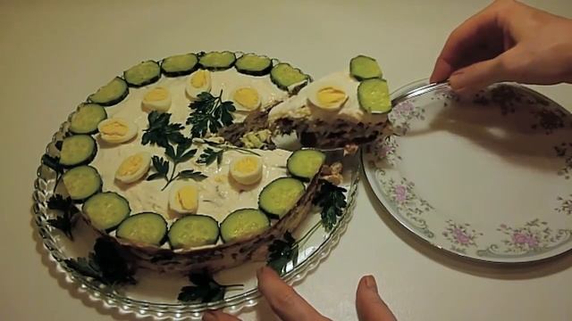 Салат Курочка ряба.Рецепт.