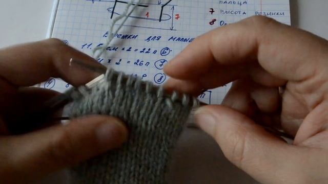 Мастер класс: Учимся вязать варежки спицами / How To Knitt A Mittens