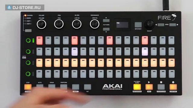 Akai FIRE - контроллер для FL Studio. Перевод от DJ-STORE.RU