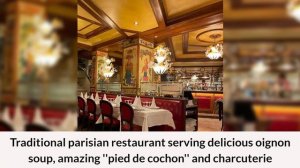 3 Best Local Restaurants to eat in Paris. #bouillon #chartier #la #rotonde #au pied de #cochon