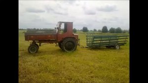 #ДеревенскийдомBY Т16м Самодельный прицеп для перевозки сена