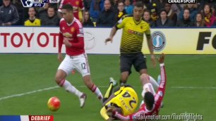 ALL GOALS // HD //  Watford 1-2 Manchester United // 21-11-2015