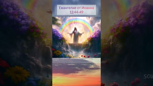 От Иоанна 12:44-49 #словасосмыслом #духовность #библия #христианство