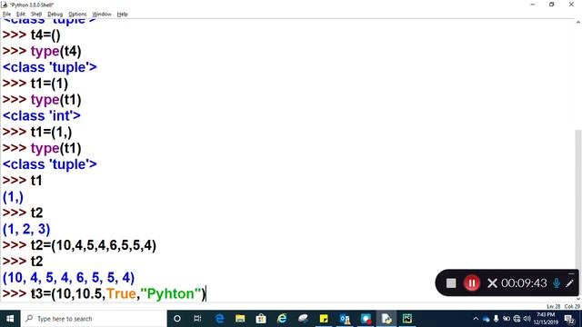 Chapter 2:18-  PythonTuple Data Type