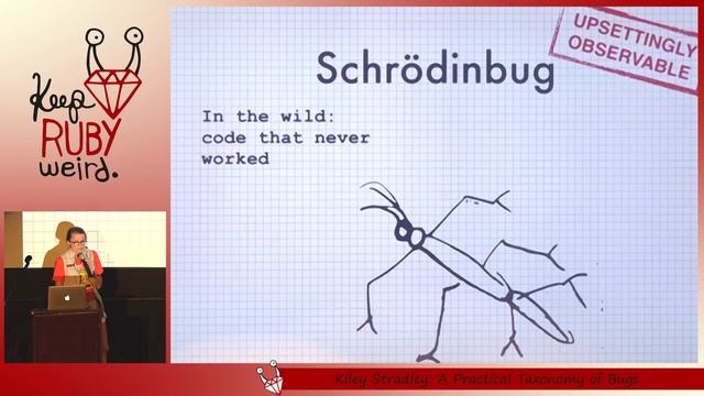 Keep Ruby Weird 2016 - A Practical Taxonomy of Bugs by Kiley Stradley смотреть онлайн