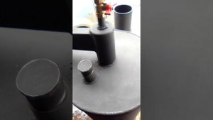 Печка на отработке с надувом!