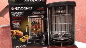 Распаковка — Электрошашлычница Endever Grillmaster 300