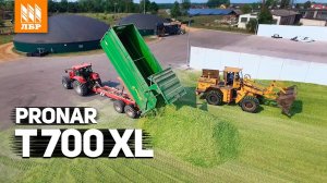 Новинка прицепов на рынке России: тракторный полуприцеп Pronar Т700XL.